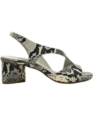 Vic Matié Printed Strappy Block-Heel Sandals - Multicolour
