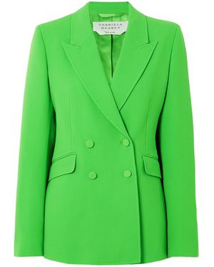 Gabriela Hearst Long-Sleeved Suit Jacket - Green