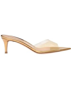 Gianvito Rossi Pointedtoe Sandals - Natural