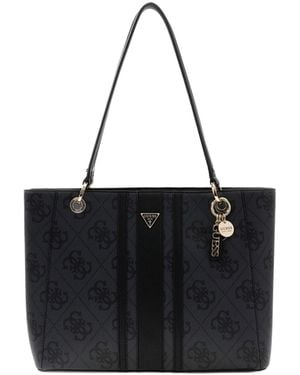 Guess Double-Handle Shoulder Bag - Black