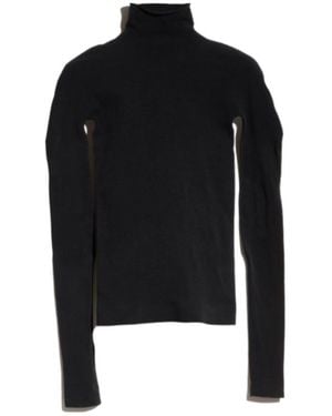 Gucci Seamless Stretch Nylon Jersey Top - Black