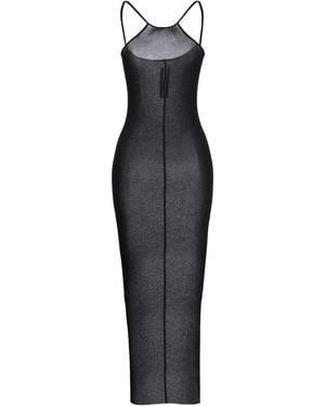 Rick Owens Midi Dress Viscose, Silk - Black