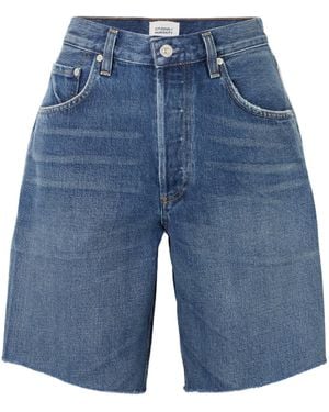 Citizens of Humanity Ayla Denim Shorts - Blue
