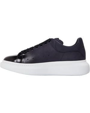 McQueen Panelleather Platform Sneakers - Blue