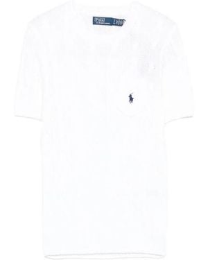 Polo Ralph Lauren Short-Sleeved Crewneck Jumper - White