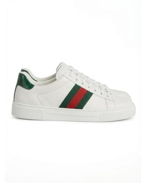 Gucci Ace Low-Top Trainers - Metallic