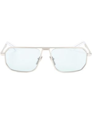Prada Eyewear Rectangular Frame Sunglasses - White