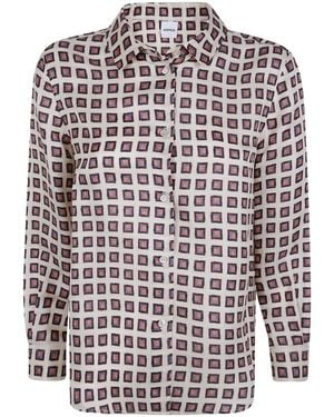 Aspesi Geometric Print Button-Up Shirt - Multicolor