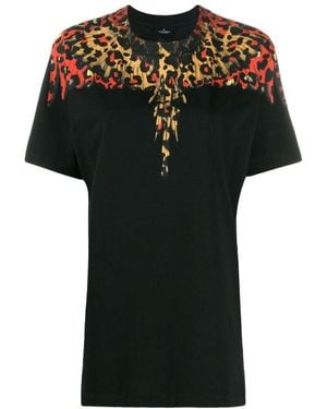 Marcelo Burlon Wing Printed T-Shirt - Black