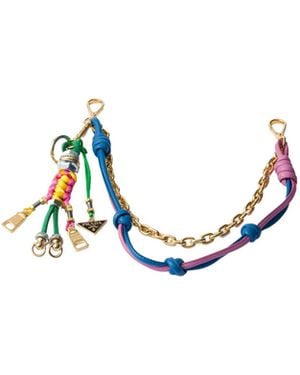 Prada Pop Strings Keychain Charm - White