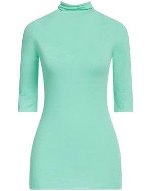 Sportmax Lightweight Knit Shortsleeve Turtleneck - Green