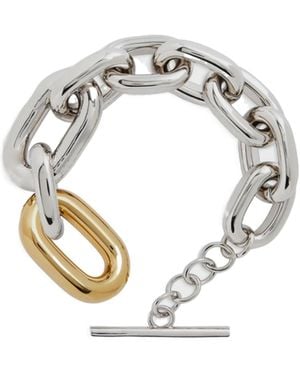 Rabanne Xl Link Bi-Color Bracelet - Metallic