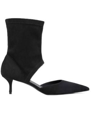 Alaïa Alaïa Low Heeled Stretch Boots - Black
