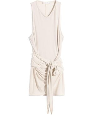 Lemaire Sleeveless Wrap Tops - White