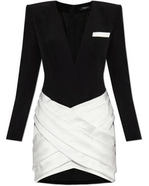 Balmain Short Dresses - Black