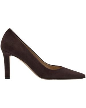 The Row Carla 80 Suede Pumps - Brown