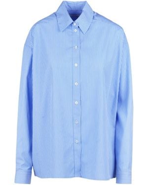 Ottod'Ame Striped Shirt - Blue
