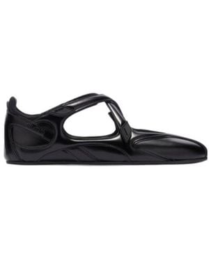 The Attico 'Floor 01' Ballerina Flat - Black