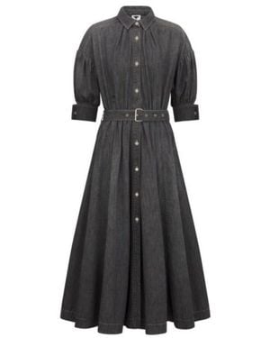 Dior Flared Mid-Length Dress - Black