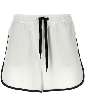 Brunello Cucinelli Drawstring Track Shorts - Natural
