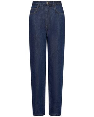 Marella High-Waisted Jeans - Blue