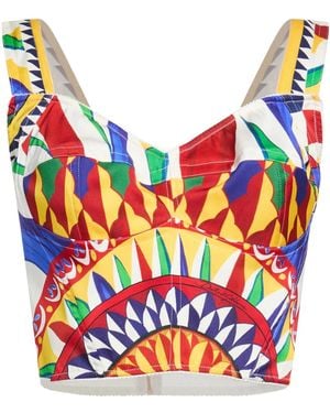 Dolce & Gabbana Multicolor Tops - Blue