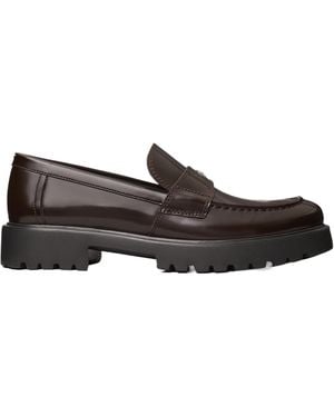 Tory Burch Penny Loafers - Brown