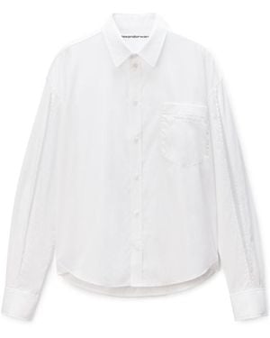 Alexander Wang Button-Up Long-Sleeved Shirt - White