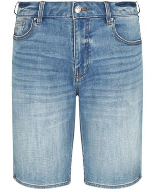 ARMANI EXCHANGE Cropped Jeans - Blue
