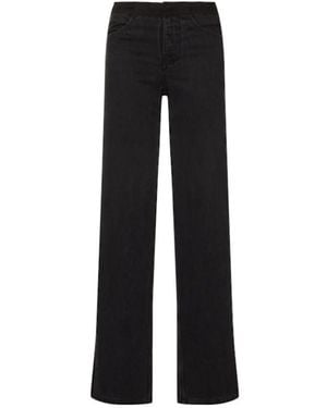 Christopher Esber High-Waisted Wide-Leg Jeans - Black