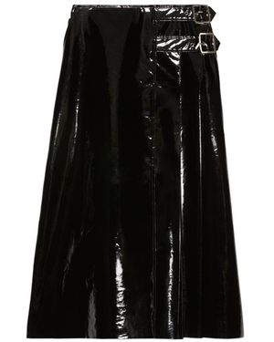 Gucci High-Waisted Vinyl Skirt - Black