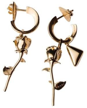 Prada Eternal Pop Charms Earrings - White
