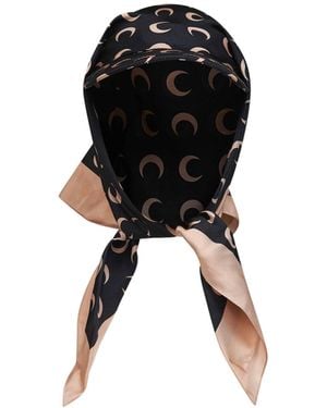 Marine Serre Moon Veiled Cap - Black