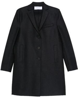 Harris Wharf London Virgin-Wool Coat - Black