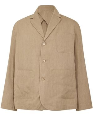 Jacquemus Single-Breasted Suit Jacket - Natural