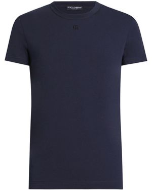 Dolce & Gabbana Cotton T-Shirt - Blue