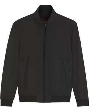 BOSS Water-Repellent Softshell Jacket With Detachable Sleeves - Black