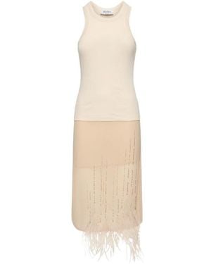The Attico Georgette Dress - White