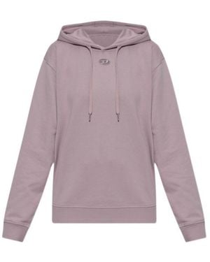 DIESEL F Normy Logo Hoodie - Purple
