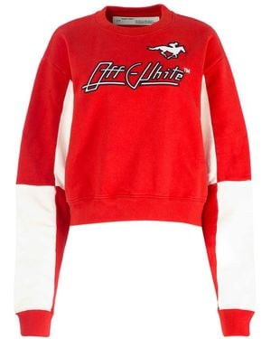 Off-White c/o Virgil Abloh Printed Pullover - Red