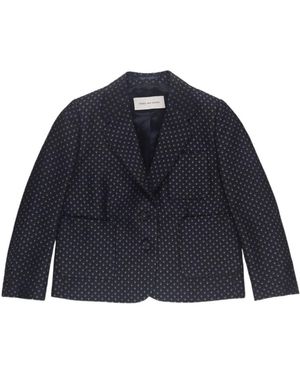 Dries Van Noten Single-Breasted Jacket - Blue