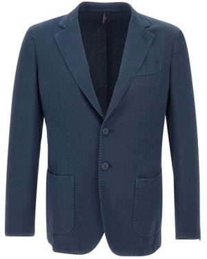 Biagio Santaniello Patch Pocket Blazer - Blue