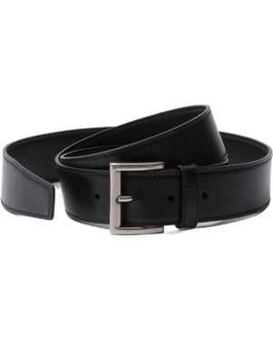 Prada Square Buckle Belt - White