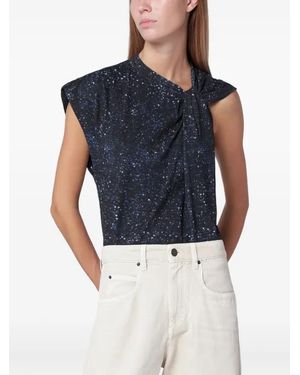 Isabel Marant Twisted T-Shirt - Blue