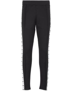 Moschino Logo-Printed Track Trousers - Black