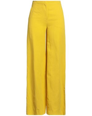 Max Mara Wide-Leg Trousers - Yellow