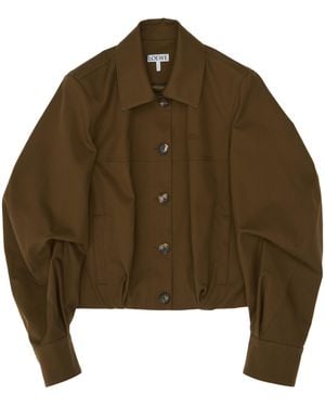 Loewe Buttoned Jacket - Green