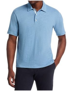 Rag & Bone Short-Sleeved Polo Shirt - Blue