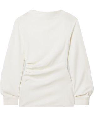 Proenza Schouler Alexis Pleated Top - White