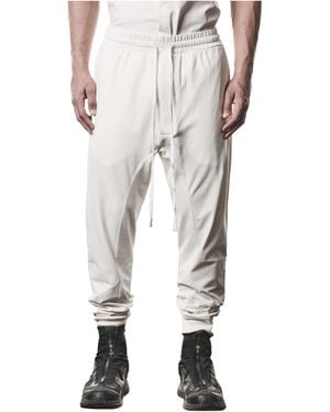 Thom Krom Loose-Fitting Drawstring Athletic Trousers - White